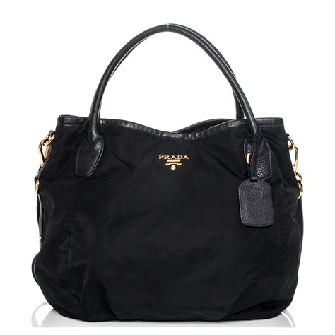 prada vitello daino shopping tote nero black|prada vitello daino shopper tote.